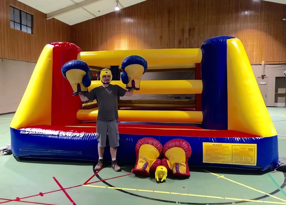 Giant Inflatable Boxing Gloves and Ring