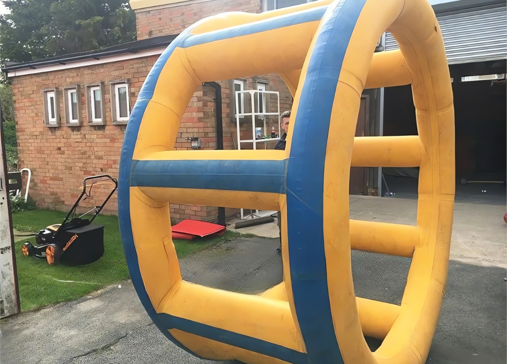 Inflatable Hamster Wheel Racing Game for All Ages