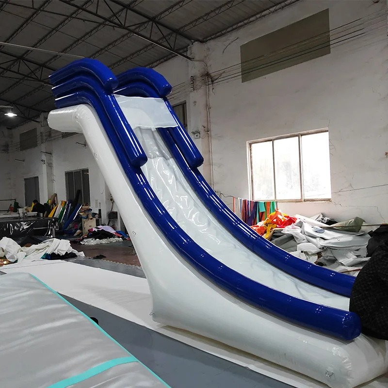 Inflatable Yacht Water Slide Docking Fun