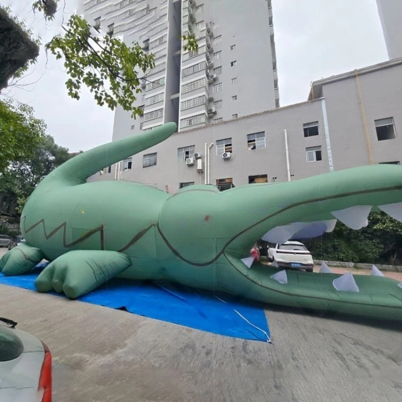 Giant Inflatable Crocodile for Zoo Party