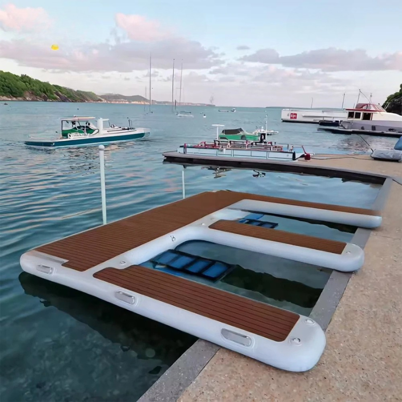 Inflatable Water E-shape Dock for Jet Skis