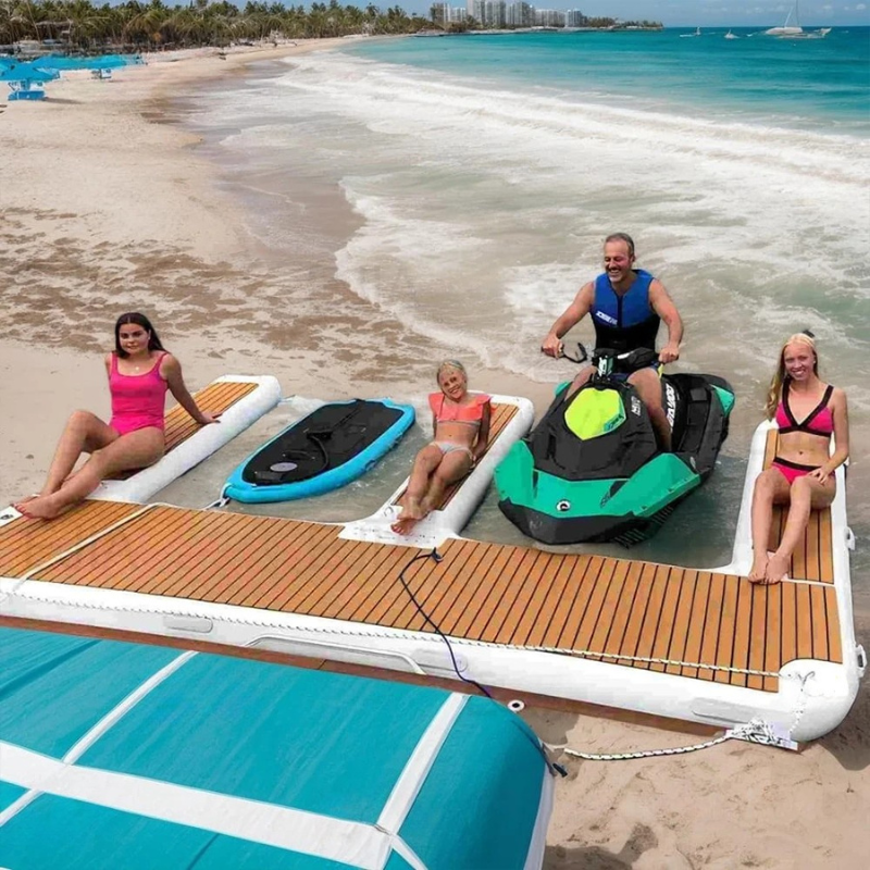 Inflatable Water E-shape Dock for Jet Skis