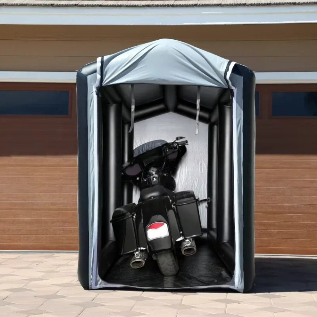Heavy-Duty Inflatable Motorcycle Tent Waterproof Cover