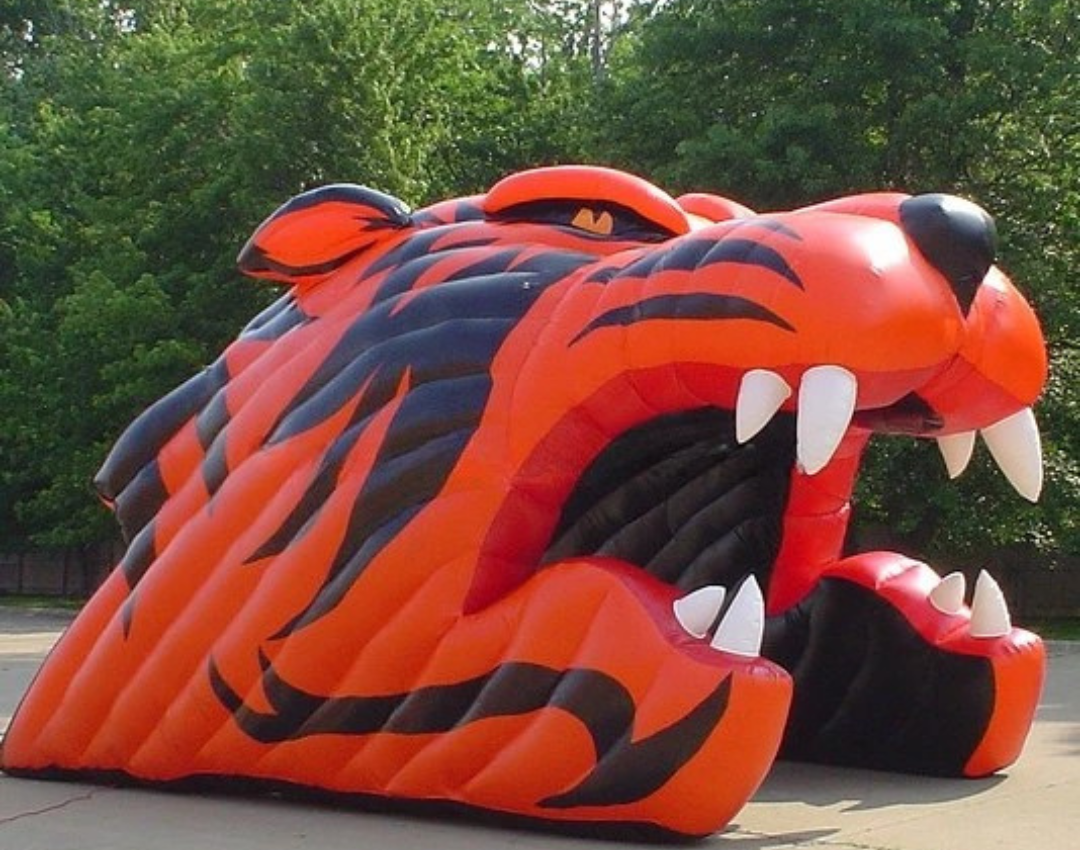 Custom Inflatable Bulldog Tunnel Team Entrance