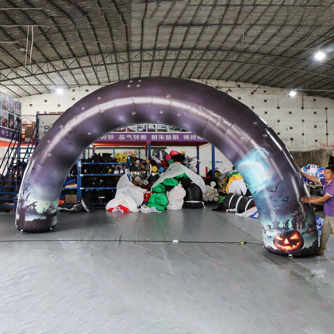 Giant Inflatable Halloween Archway for Events