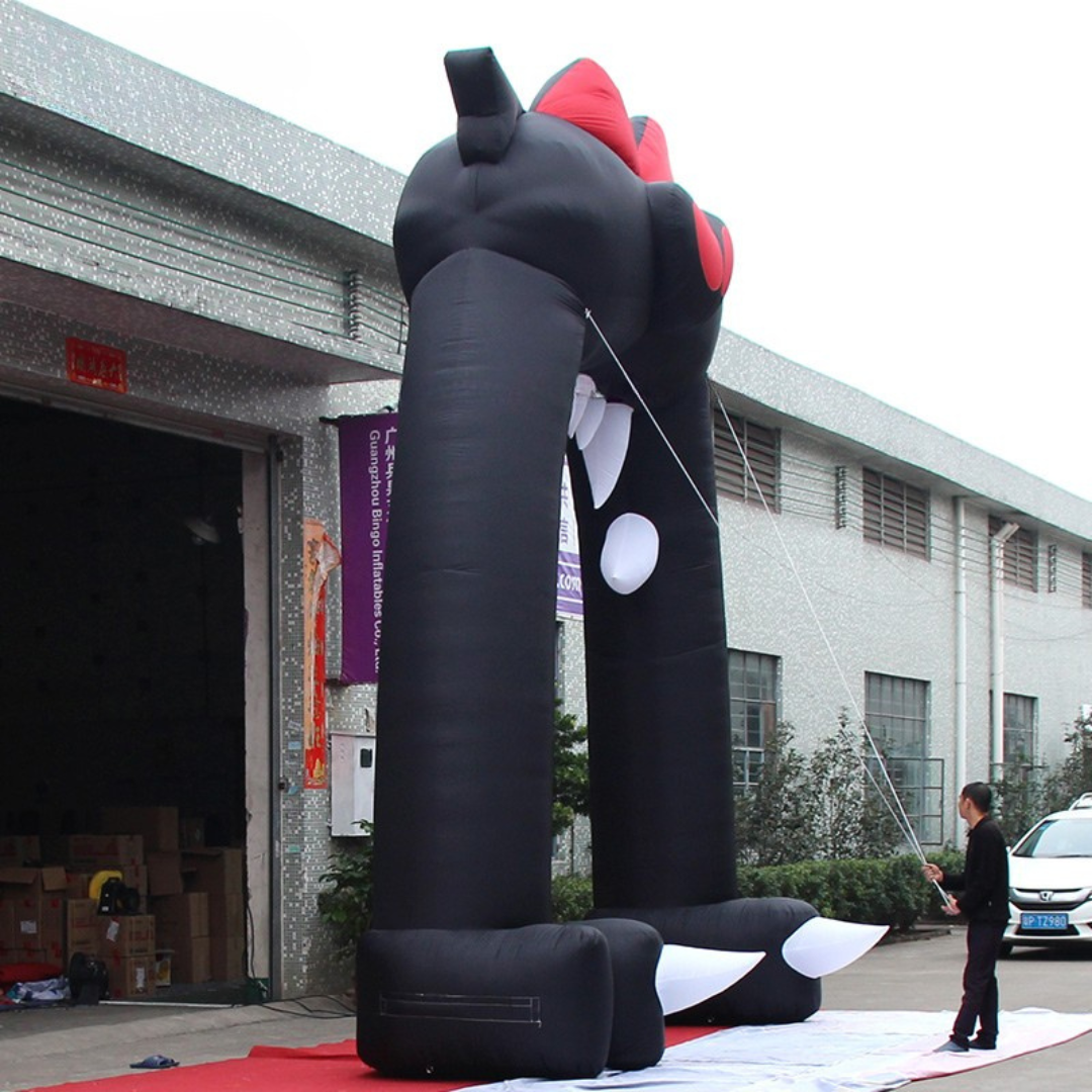 Customized Inflatable Black Cat Arch Decoration Halloween