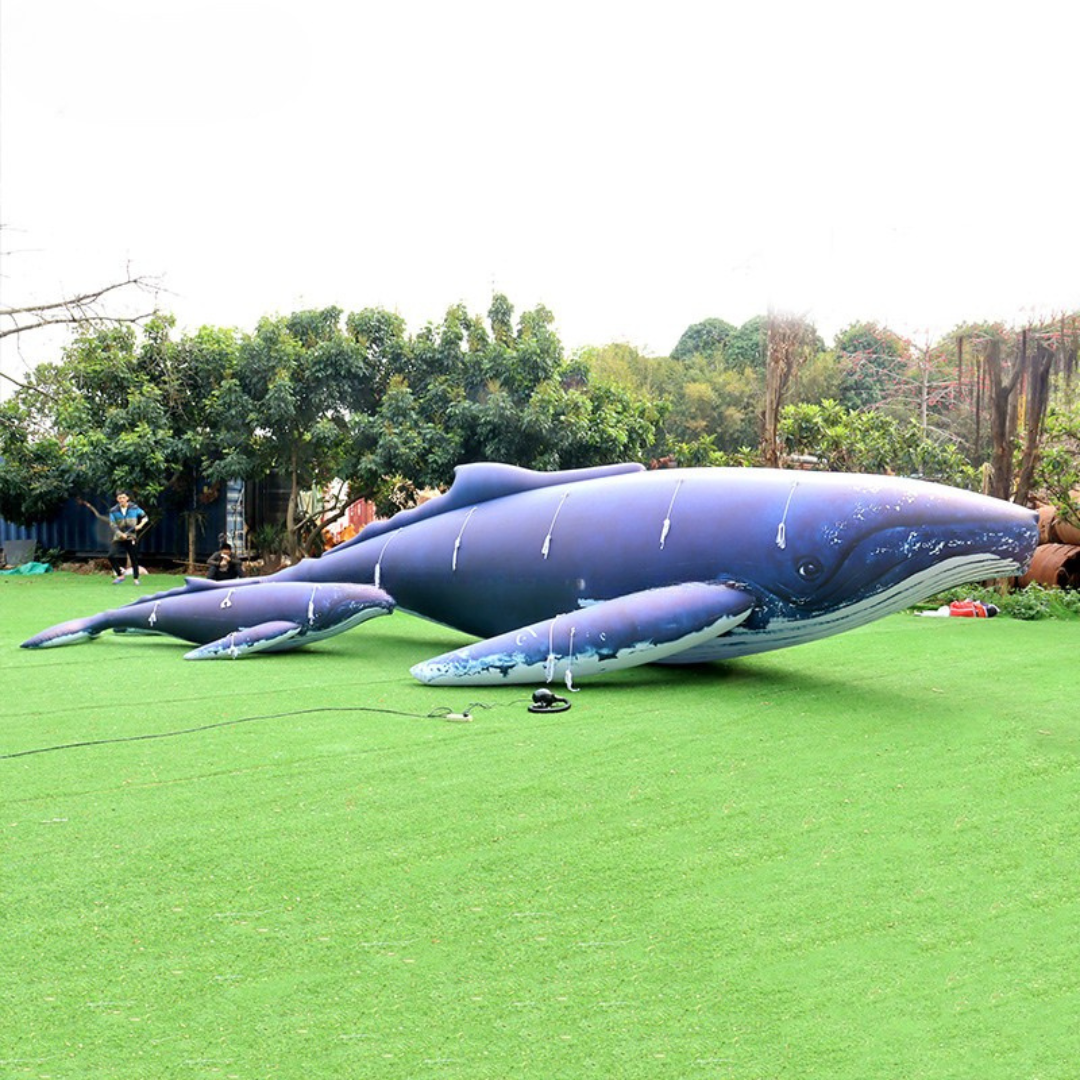 Inflatable Humpback Whale PVC Ocean Theme