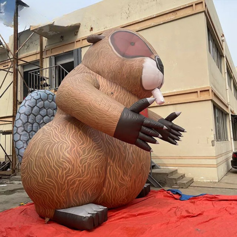 Giant Inflatable Beaver Mascot for Events