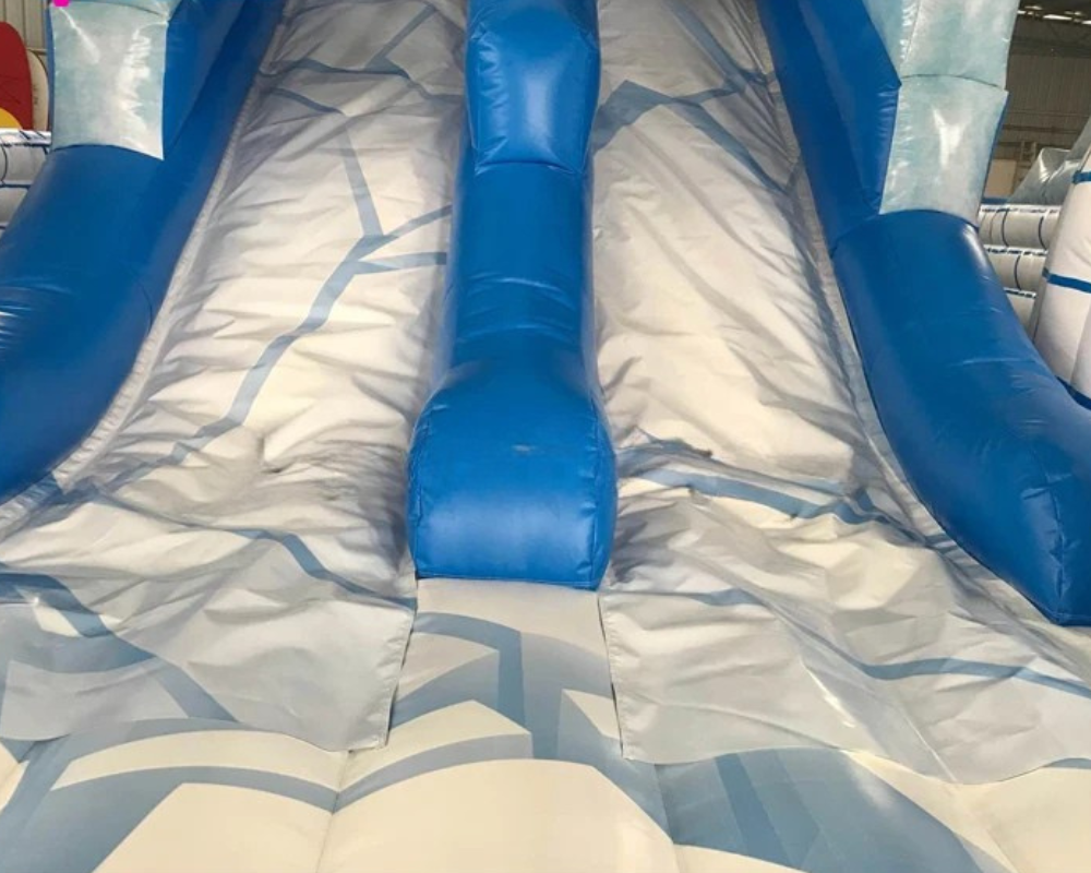 Snowman Themed Inflatable Bounce Slide for Events