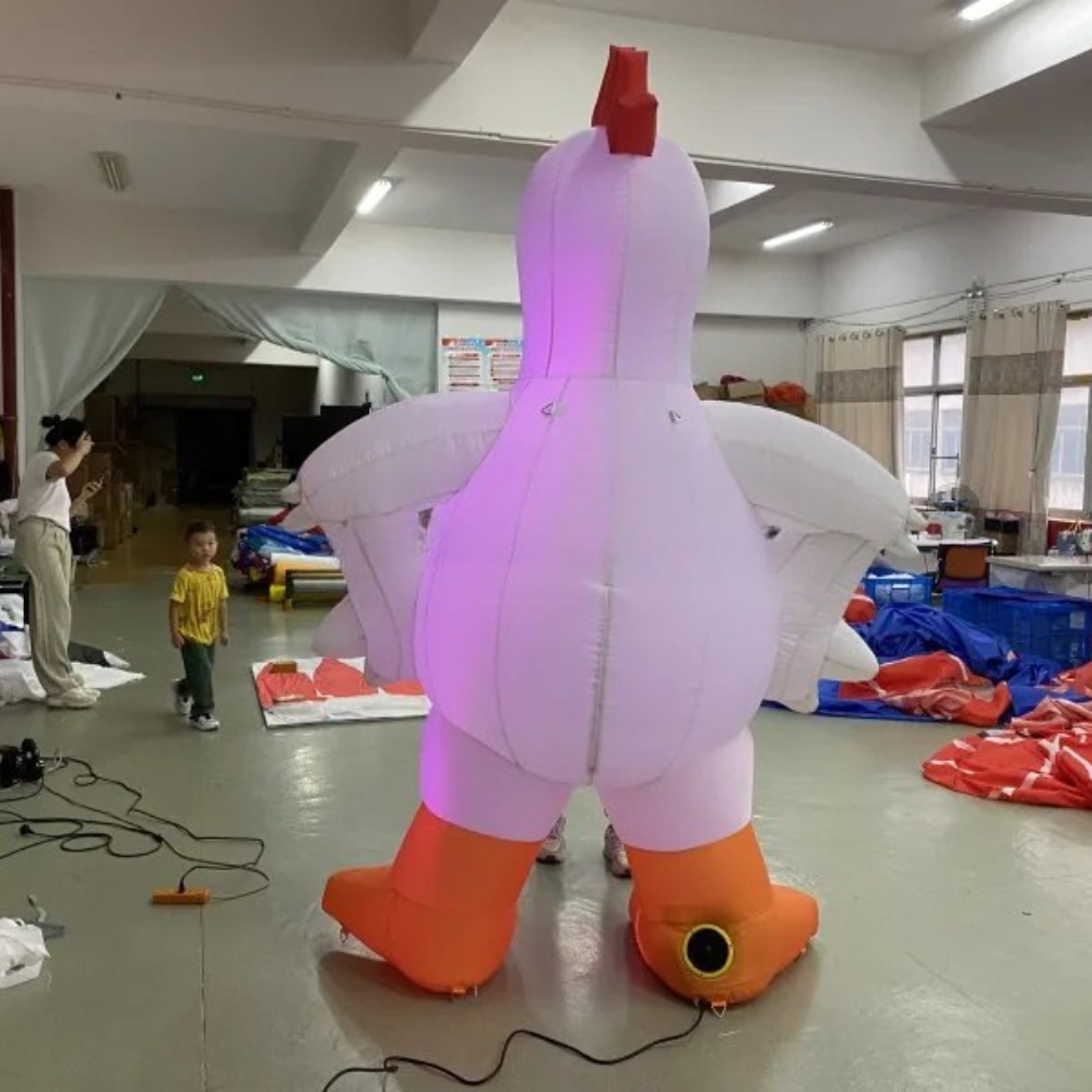 Custom Inflatable Cock Mascot Cartoon Decoration