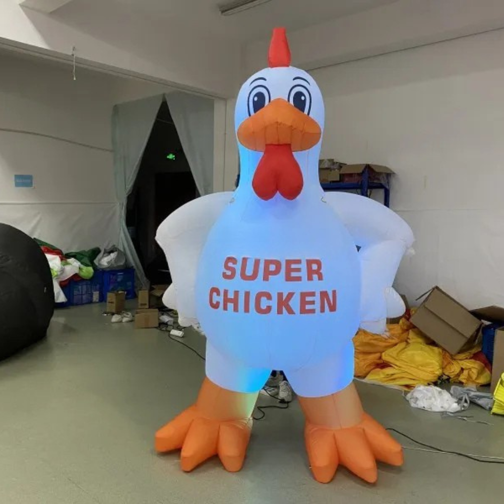 Custom Inflatable Cock Mascot Cartoon Decoration