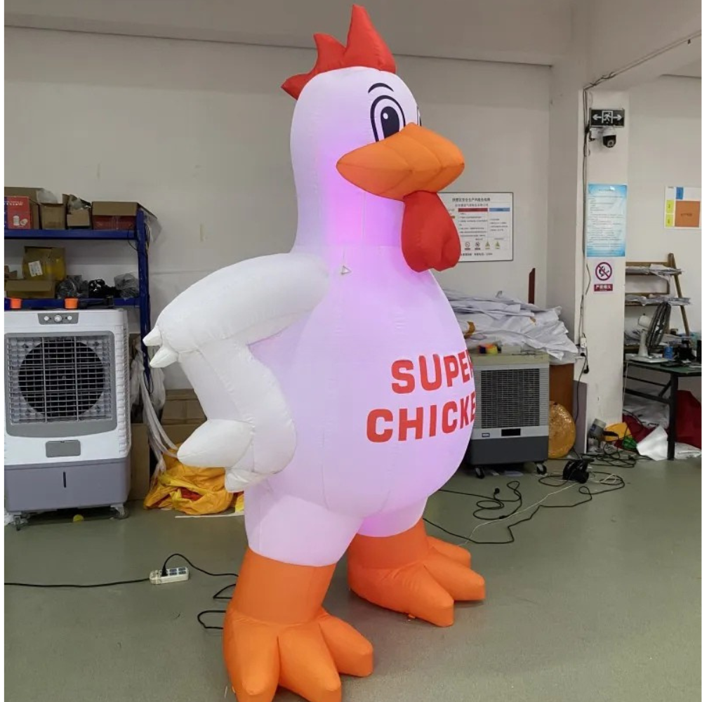 Custom Inflatable Cock Mascot Cartoon Decoration