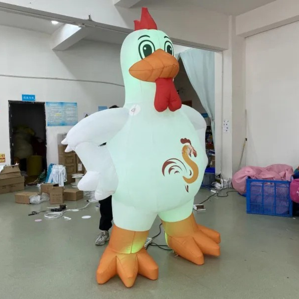 Custom Inflatable Cock Mascot Cartoon Decoration