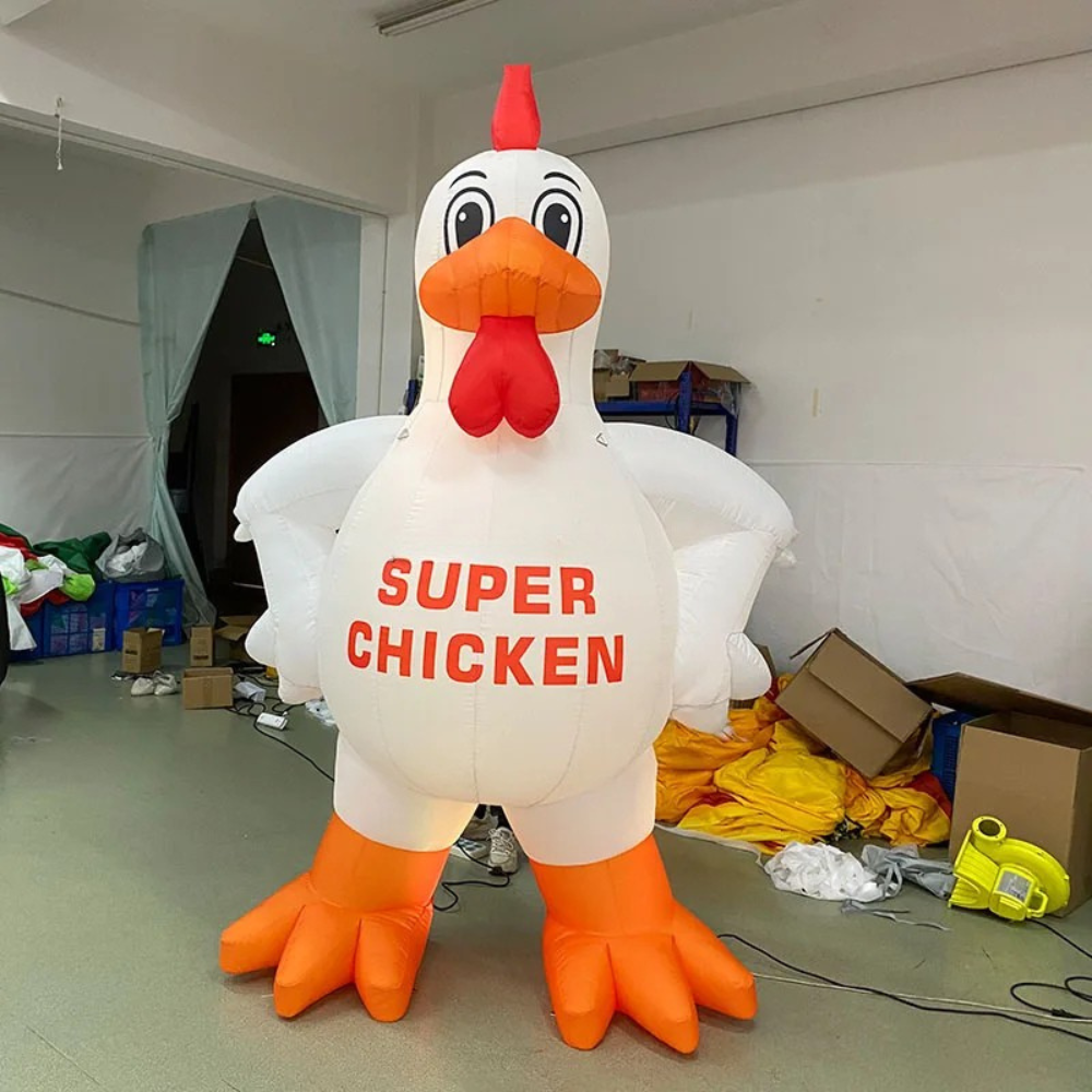 Custom Inflatable Cock Mascot Cartoon Decoration