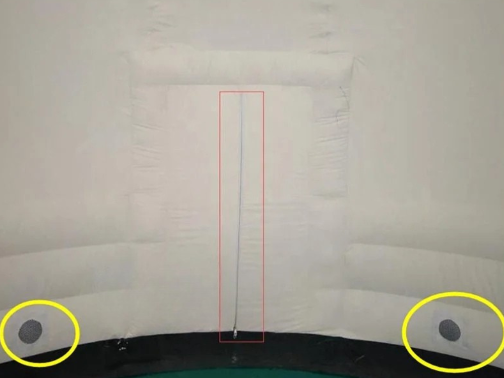 Inflatable Black Dome Tent for Astronomy Events