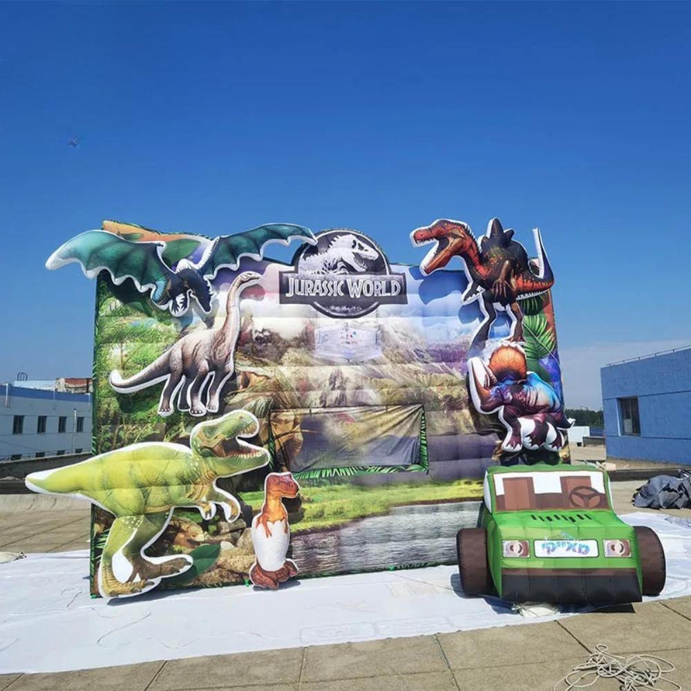 Dinosaur Theme Inflatable Kiosk Tent for Events