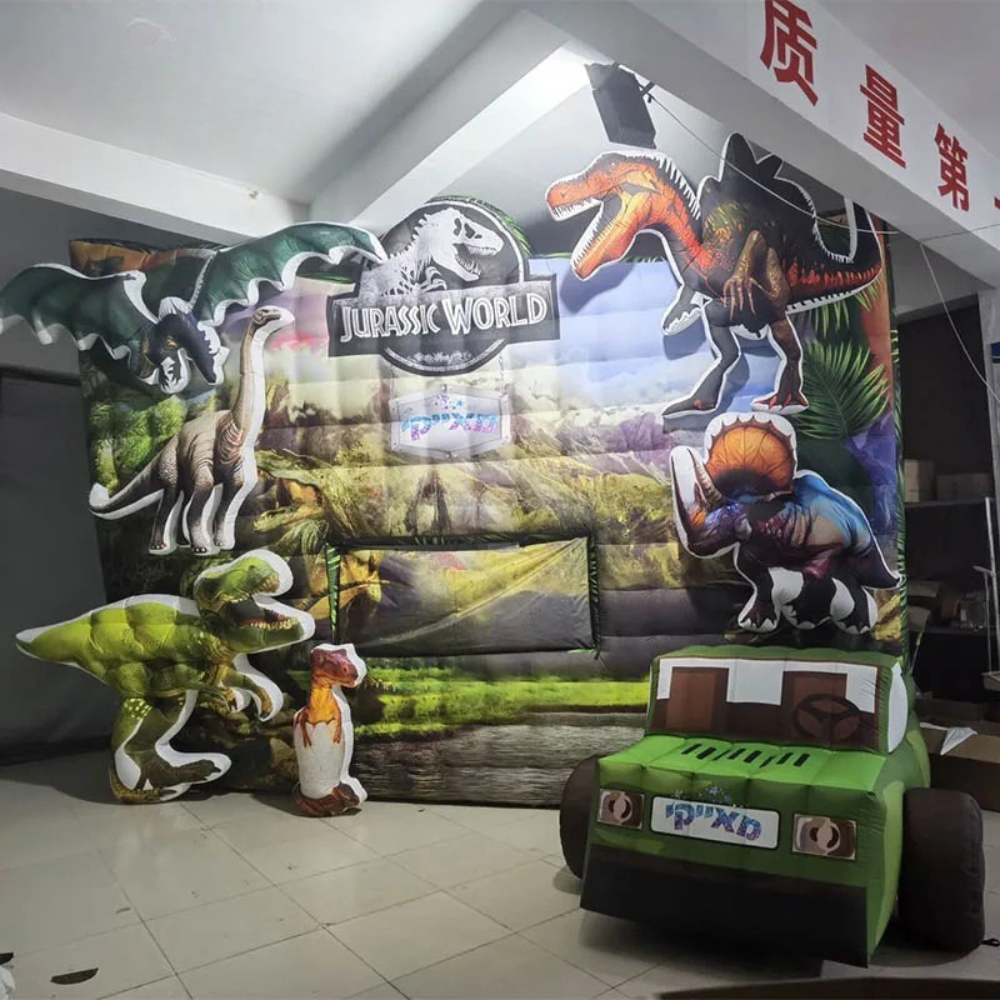 Dinosaur Theme Inflatable Kiosk Tent for Events