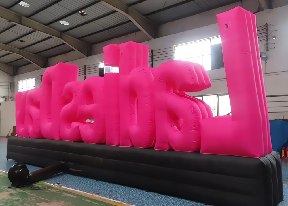 Custom Inflatable Logo Board with Letters
