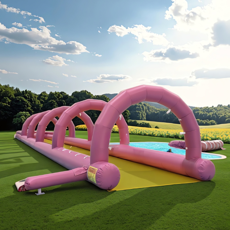 Double Lane Inflatable Slip and Slide Water Slide