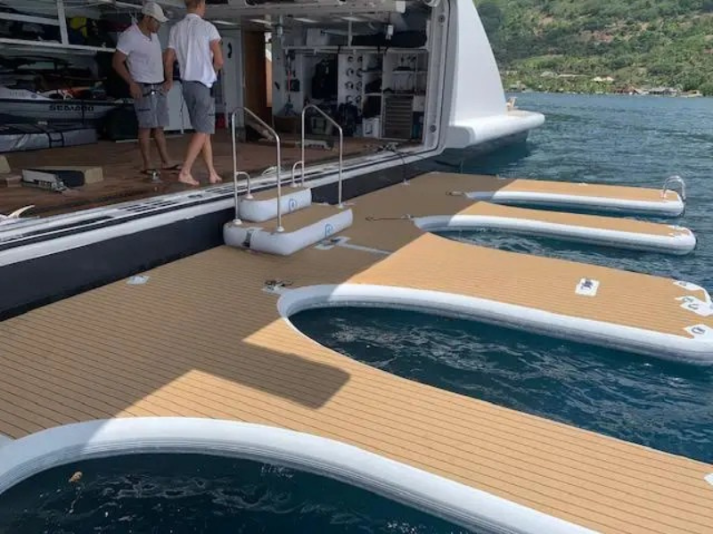 Inflatable C Dock Water Play Station