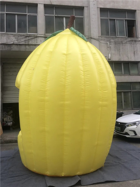 Inflatable Lemonade Booth in Yellow Lemon Shape with Leaf
