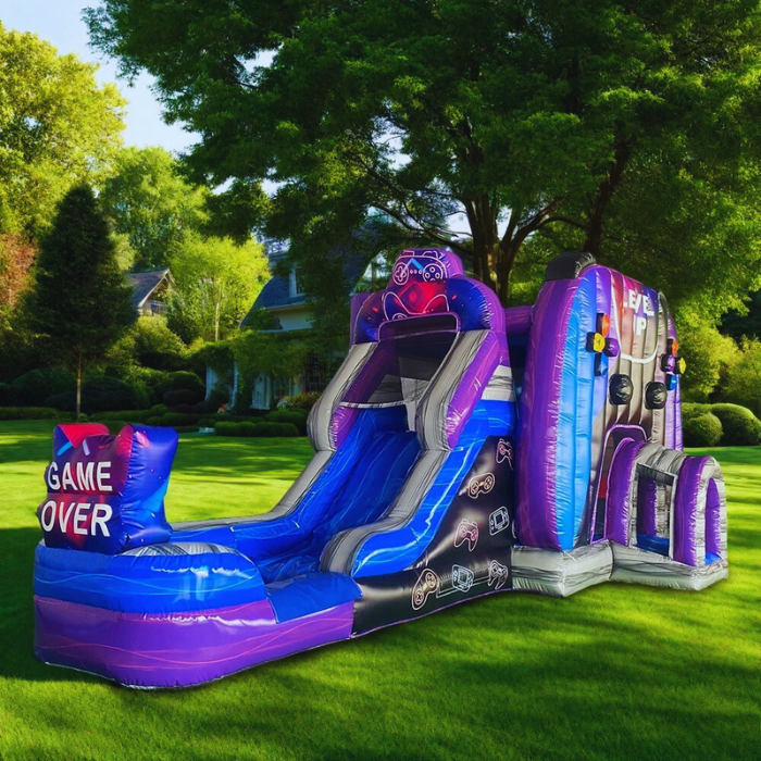 Inflatable Jumping Castle with Slide and Blower