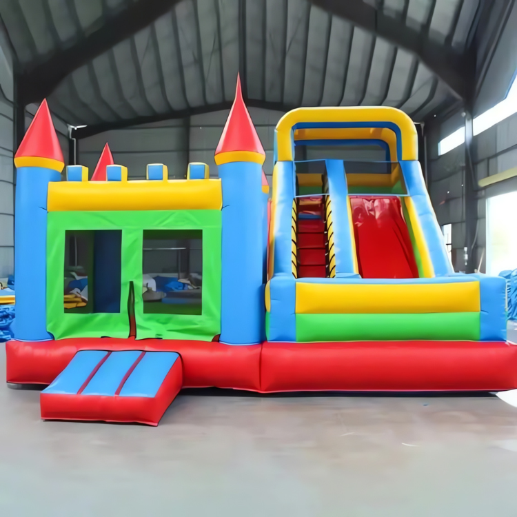 Inflatable Jumping Castle with Sports Game Slide