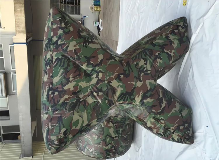 Aufblasbare Bunker für Paintball-Arena mit Barrieren für Events