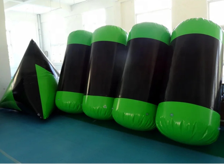 Benutzerdefiniertes aufblasbares Paintball-Bunker-Barrierespiel