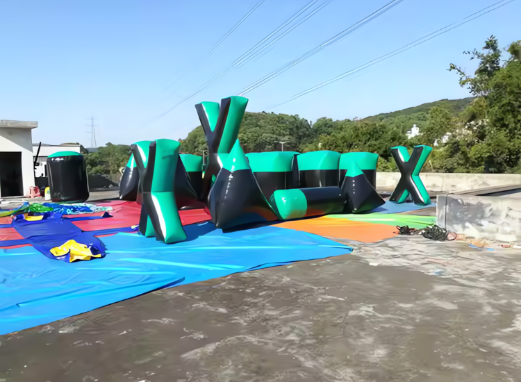 Inflatable Laser Tag Barriers and Paintball Bunkers