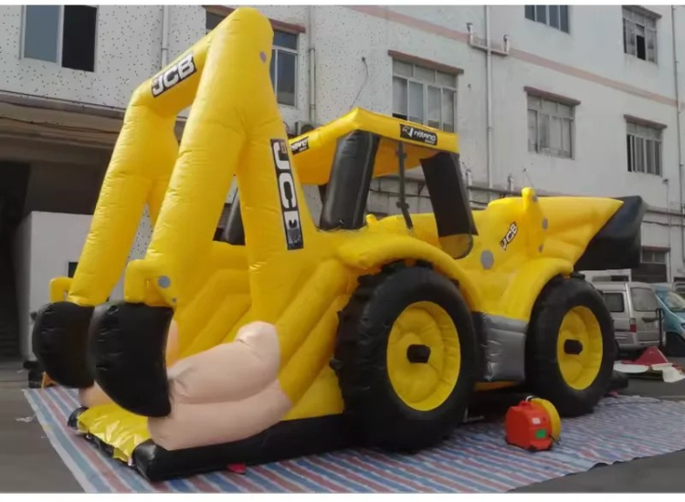 Excavator Inflatable Bounce House for Kids