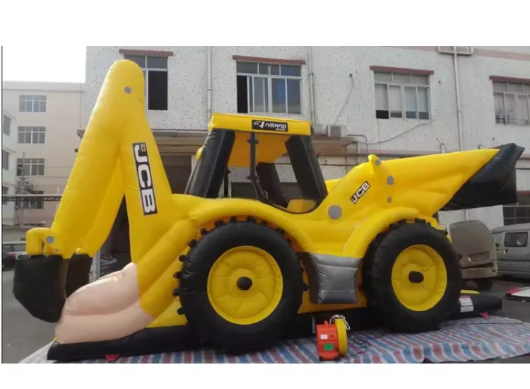 Excavator Inflatable Bounce House for Kids