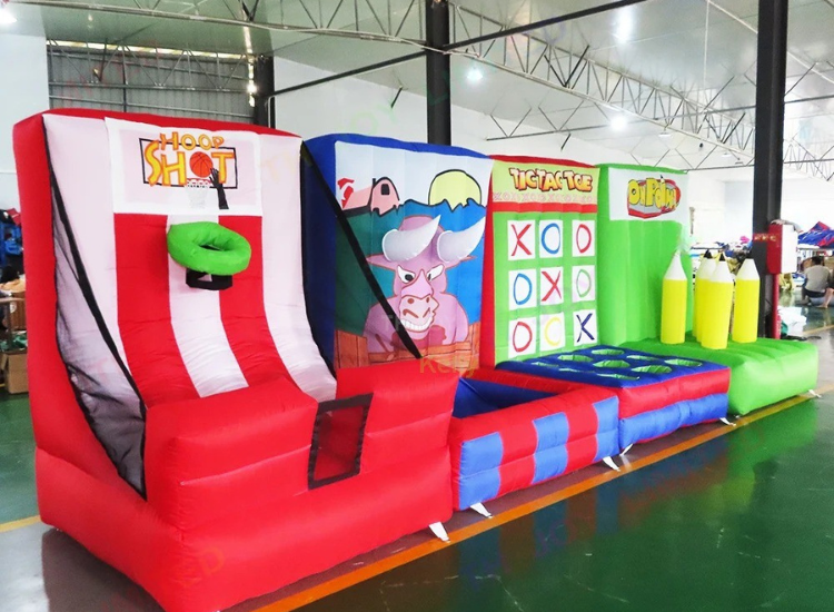 Inflatable Carnival Games 4in1 Pencil Ring Toss Game