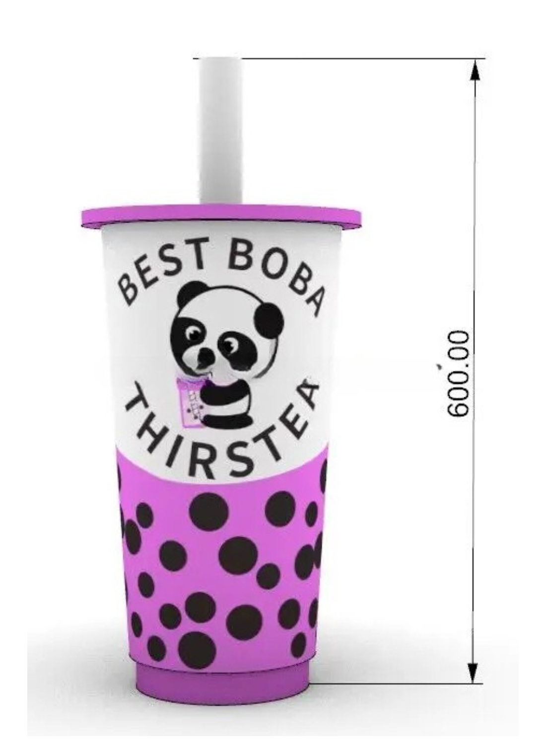 Giant Inflatable Milkshake Cup for Events