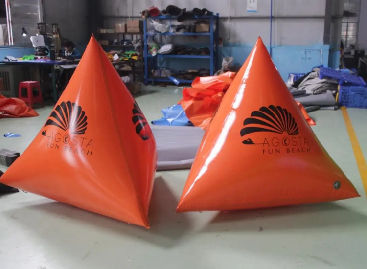 Custom Logo Inflatable Water Race Markers