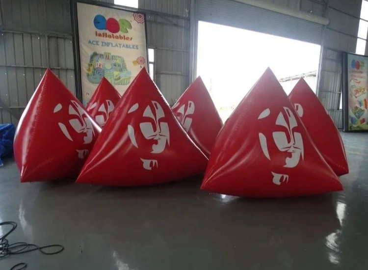 Swimming Event Triangle Inflatable Water Barrier