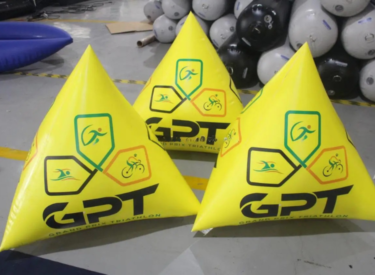 Customized Inflatable Triangle Water Marker Buoy