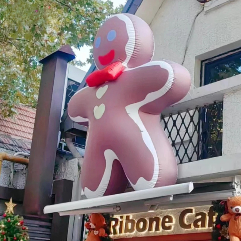 Christmas Inflatable Gingerbread Man Decoration