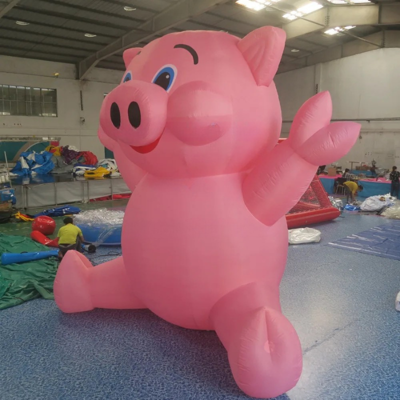 Giant Pink Inflatable Pig for Promotion