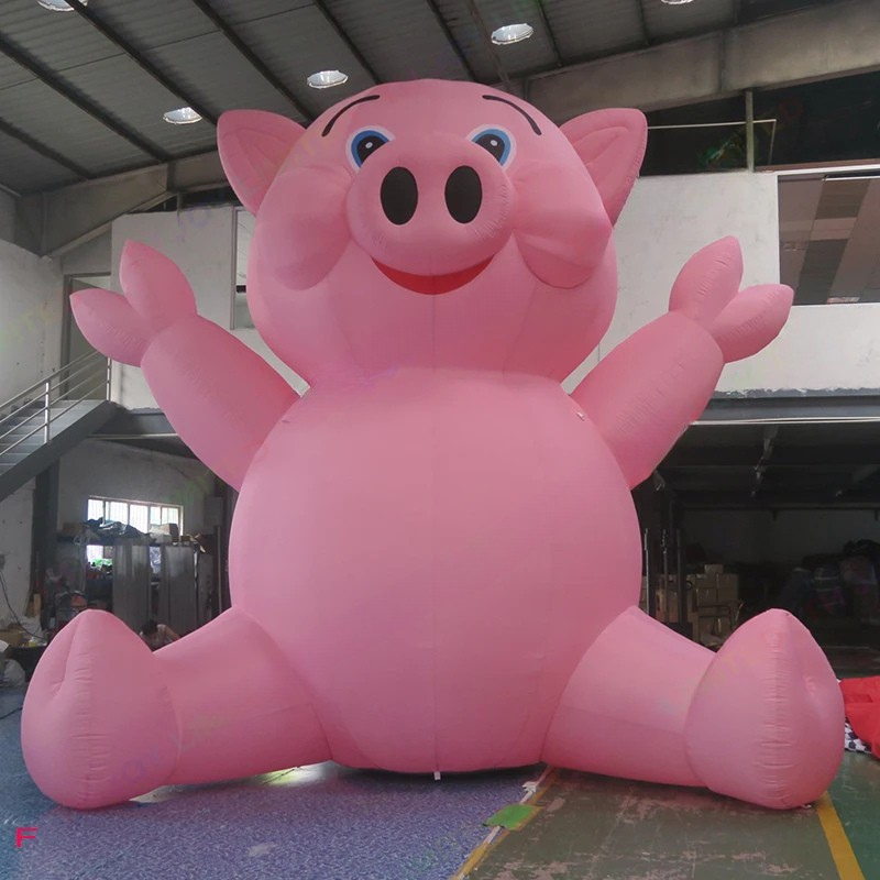 Giant Inflatable Pink Pig for Events