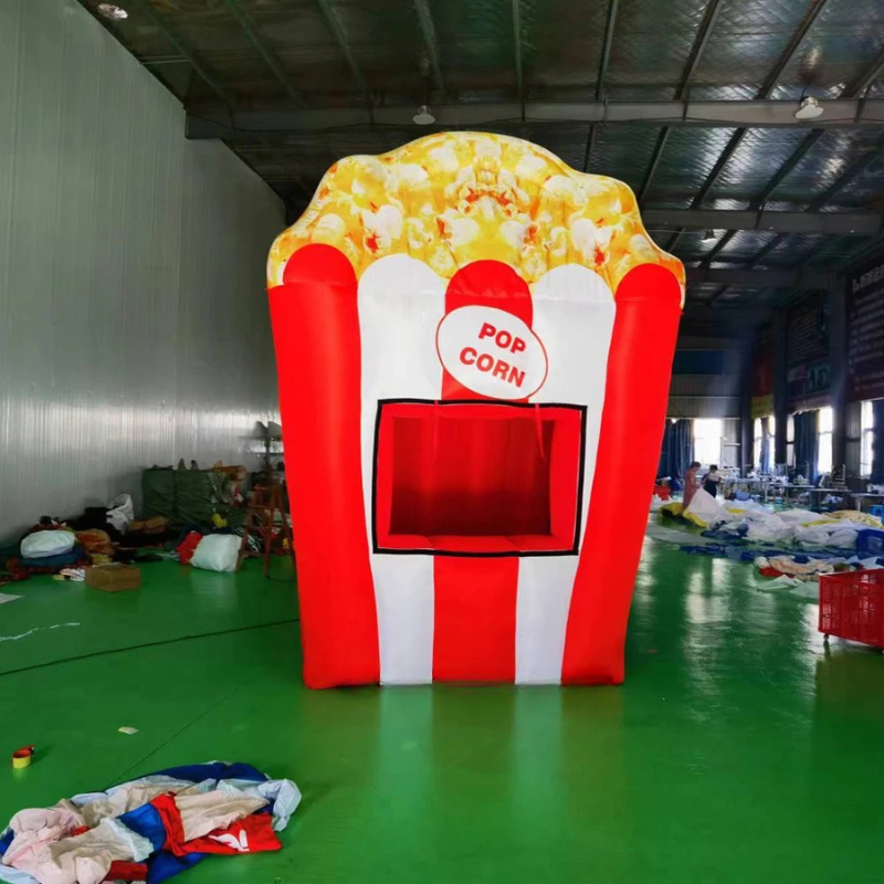 Inflatable Popcorn Kiosk for Events