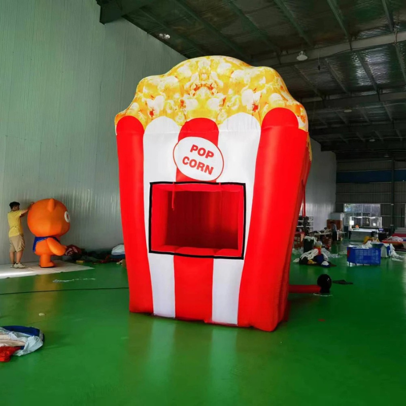 Inflatable Popcorn Kiosk for Events