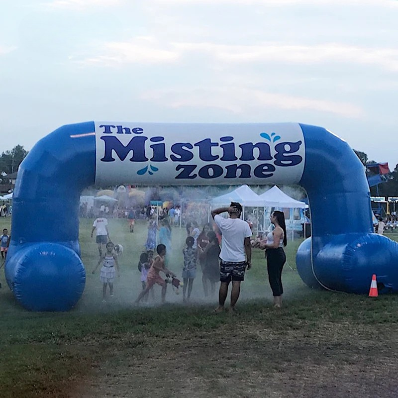 Inflatable Misting Archway for Events