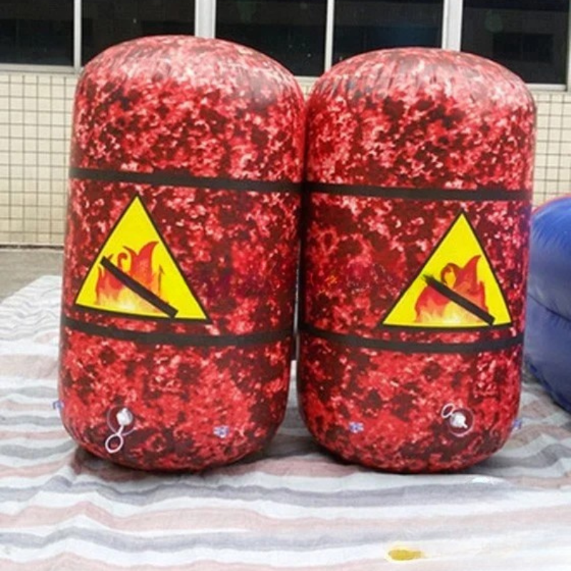 Inflatable Oil Barrel Bunker for Paintball Games