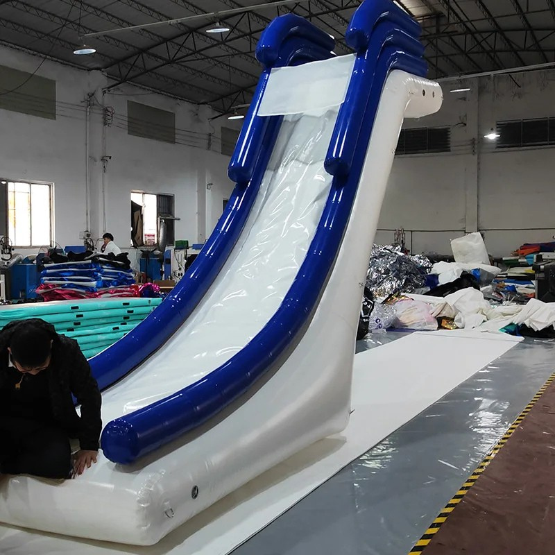 Inflatable Yacht Water Slide Docking Fun