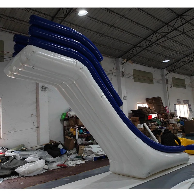 Inflatable Yacht Water Slide Docking Fun