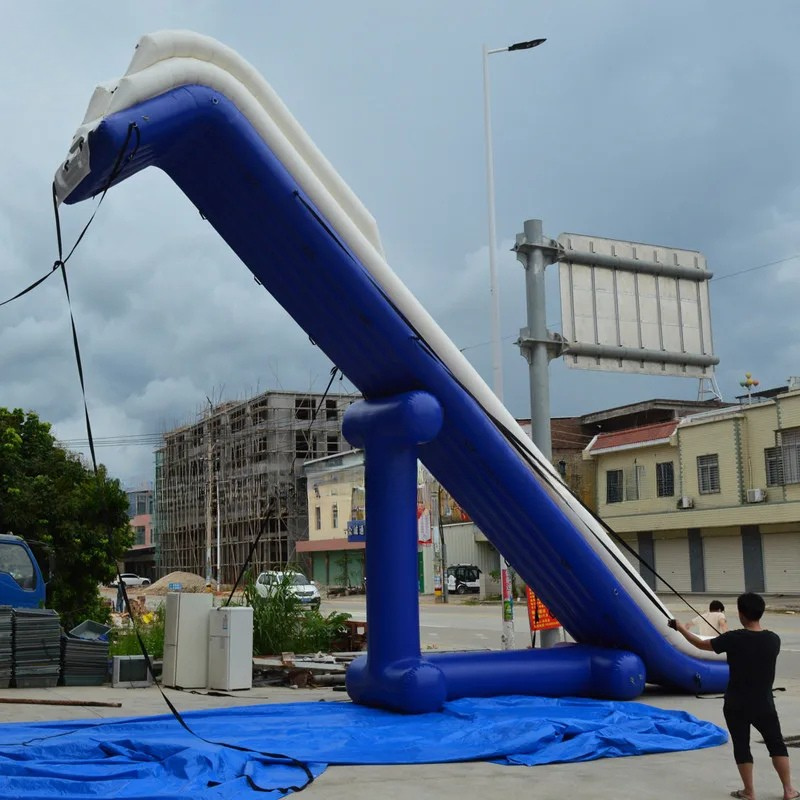 Giant Inflatable Yacht Water Slide Fun