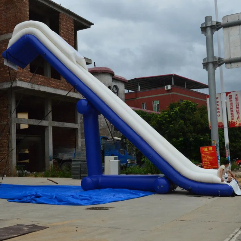 Giant Inflatable Yacht Water Slide Fun
