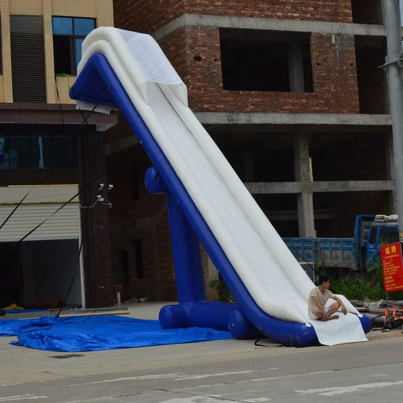 Giant Inflatable Yacht Water Slide Fun