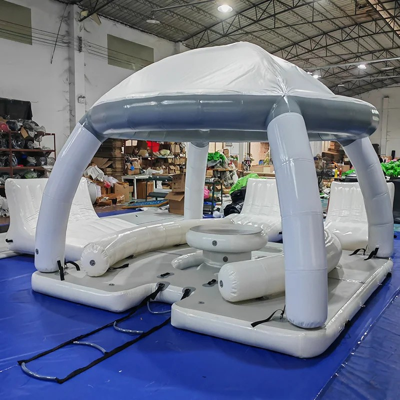 Inflatable Water Floating Platform Island